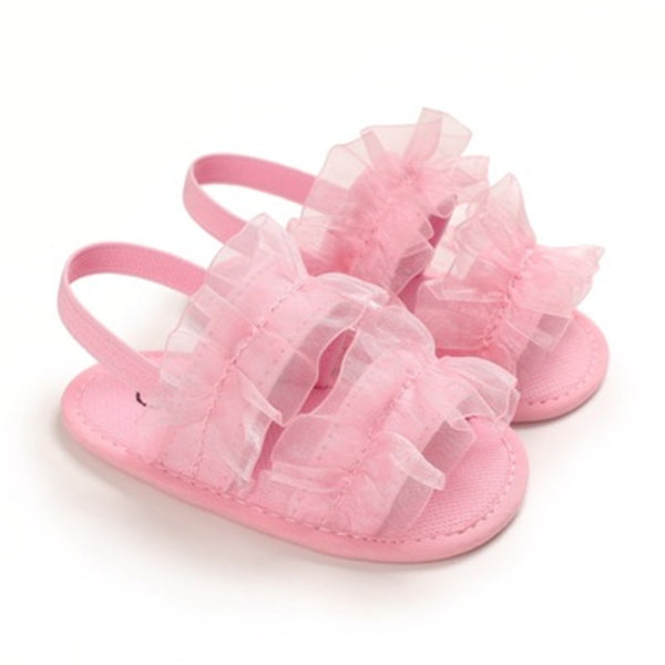 Baby Girls Mesh Solid Fashion Sandals Wholesale Shoes For Kids