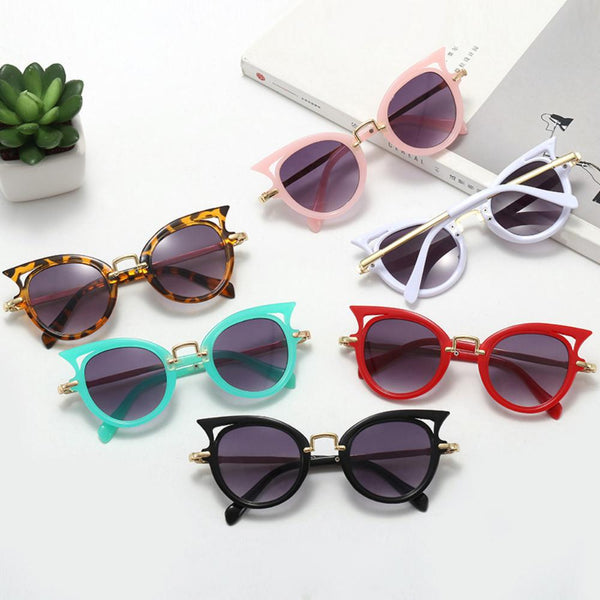 2PCS Retro Round Children's Sunglasses Accessories Wholesale