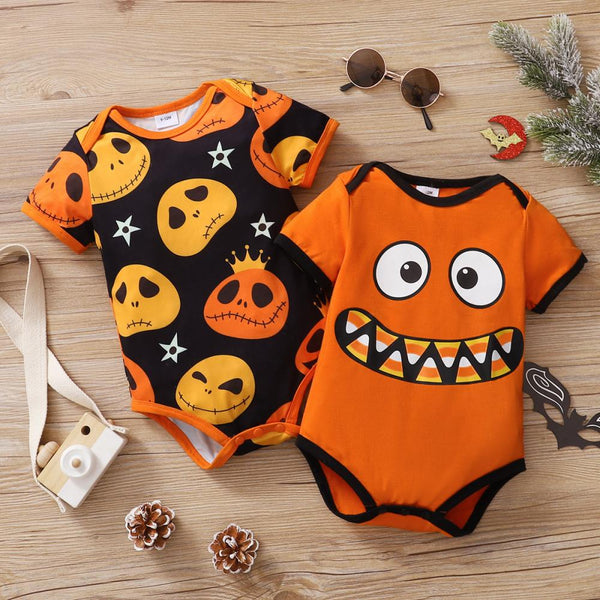 Unisex Newborn Baby Holloween Romper Summer Wholesale Clothing Baby