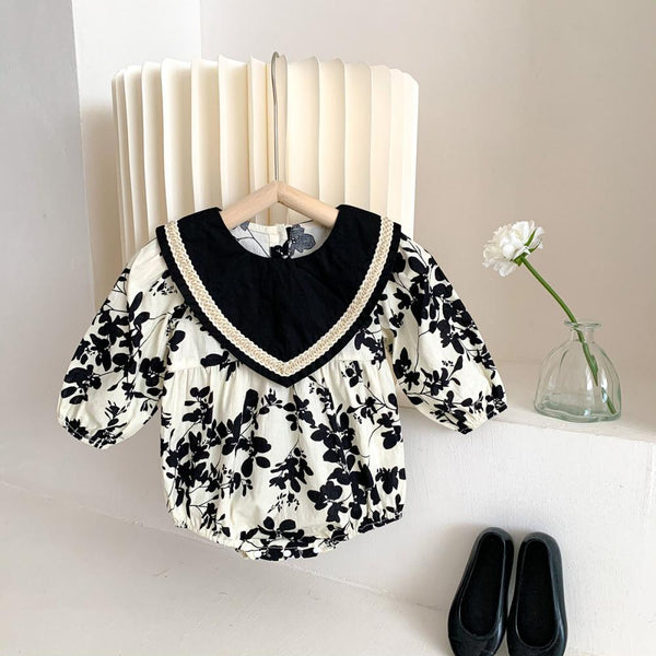 Autumn/Spring Baby Girls Embroidery Romper Wholesale Girls Clothes