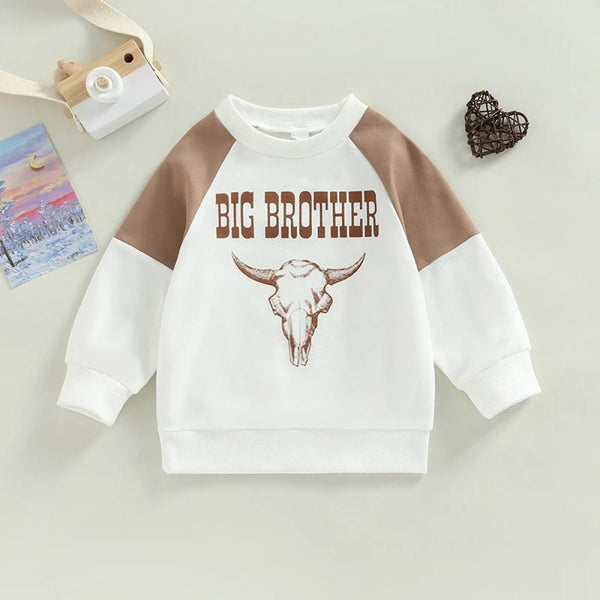 1-6T Autumn Boys Casual Children Letter Print Sweater Wholesale Boys Clothes