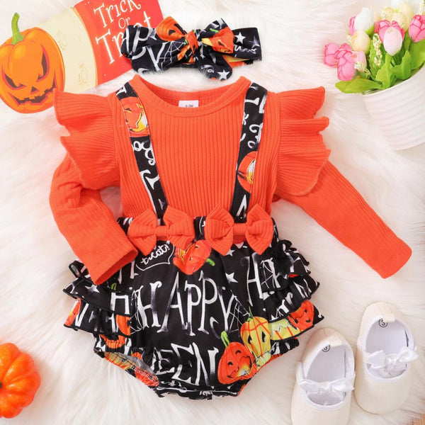 Newborn Baby Girl Holloween Romper Wholesale Baby Girl Clothes