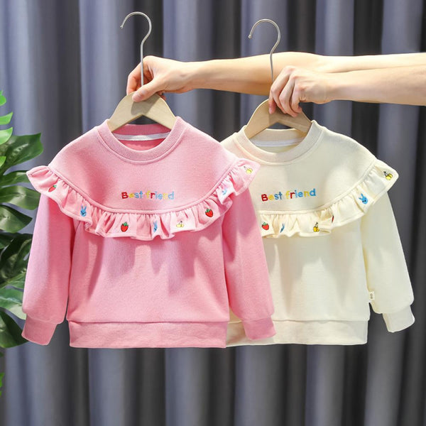 Girls Spring Autumn Letter Top Girl Wholesale