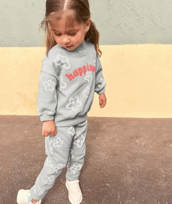 Autumn Girls Long Sleeve Sweater Suit Wholesale Girls Clothes