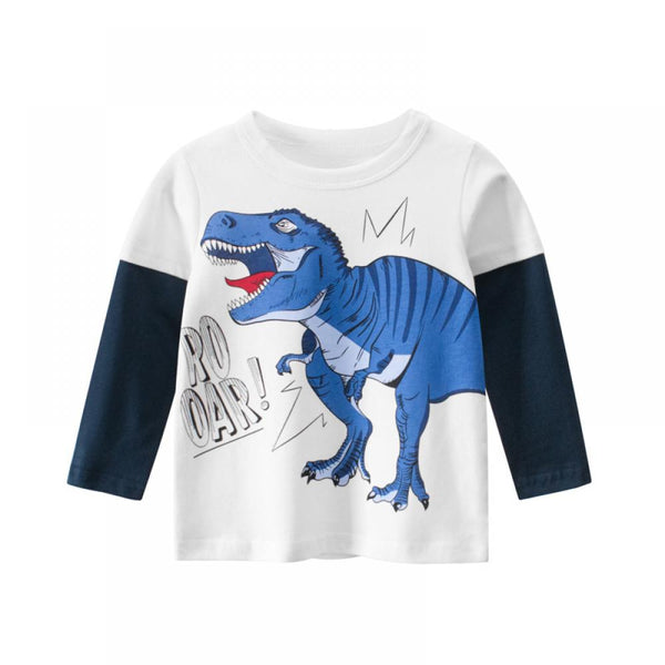 Spring Autumn Boy Bottoming Shirt Children's Long-sleeved T-shirt Wholesale Boy Top