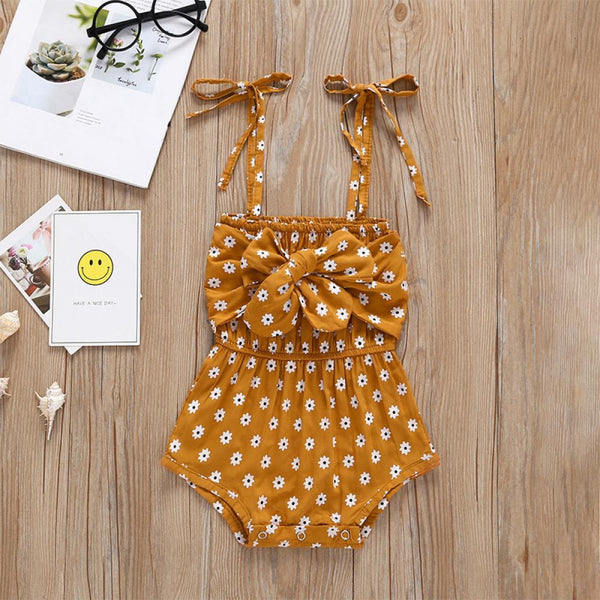 Infant Girl Baby Print Suspender Romper Summer Girl Suspender Skirt Wholesale Baby Clothes