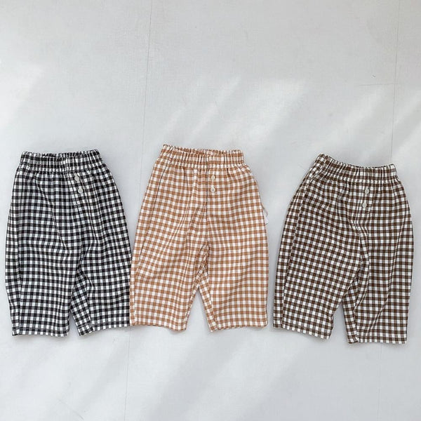 Baby Plaid Pants Autumn Pants Wholesale Boys And Girls Pants