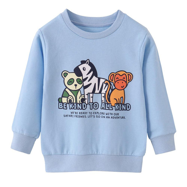 Unisex Boys Girls Spring Autumn Cartoon Top Baby Boys Clothing Wholesale