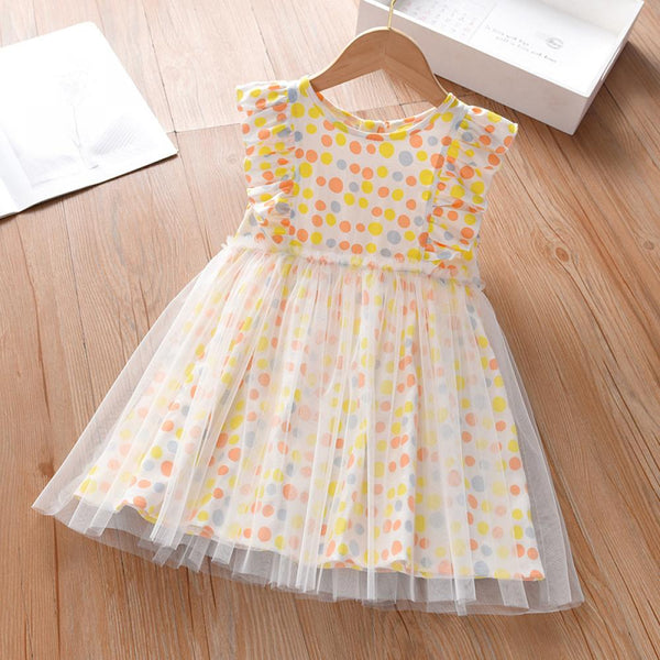 Toddler Girls Polka Dot Summer Ruffle Western Style Skirt Girls Boutique Clothing In Bulk