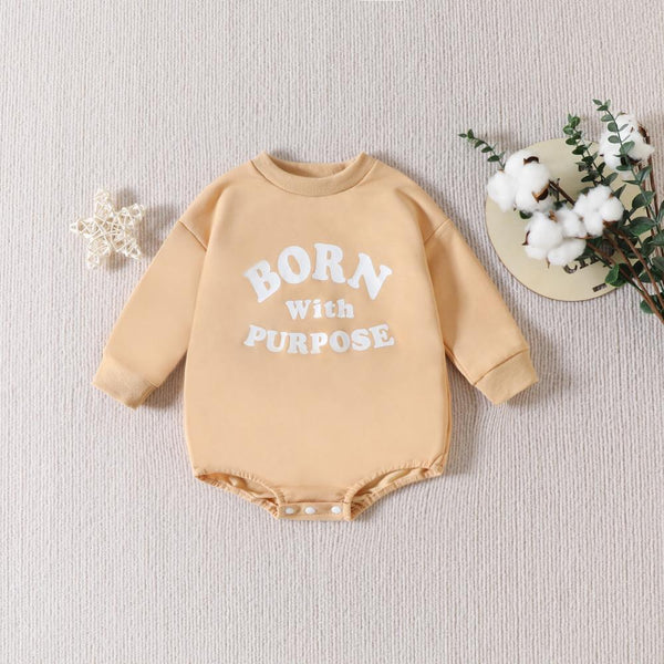 Spring Children's Clothing New Letter Printing Baby Romper Wholesale