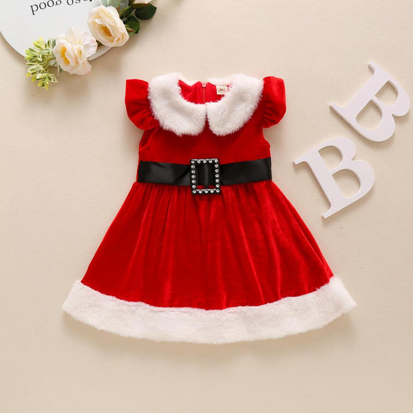 Winter Girls Christmas Dress Wholesale