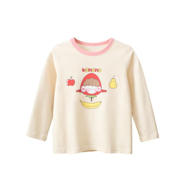 Girls Cute Spring Autumn T-shirt Wholesale Little Girl Clothing