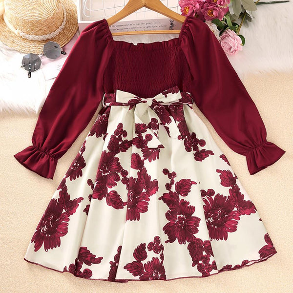 Girls Autumn Long Sleeve Dress Wholesale Girls Dress