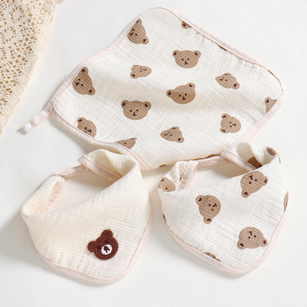 Newborn Baby Square Bib Baby Gauze Bib Wholesale