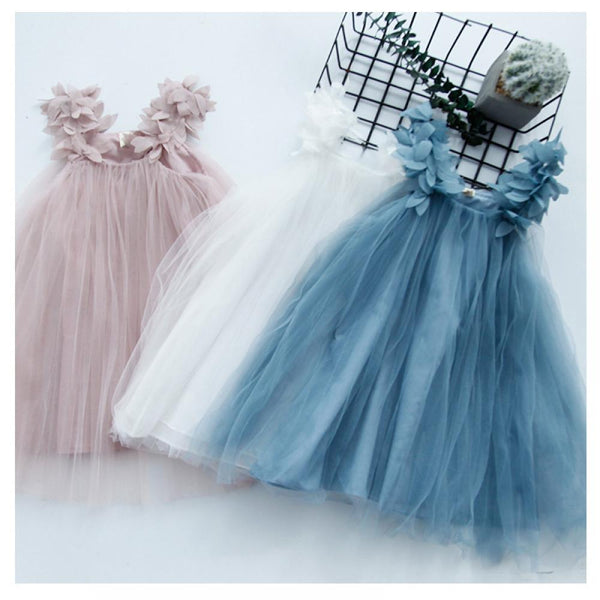 Girls Summer Princess Dress with Voluminous Gauze Baby Girl Wholesale