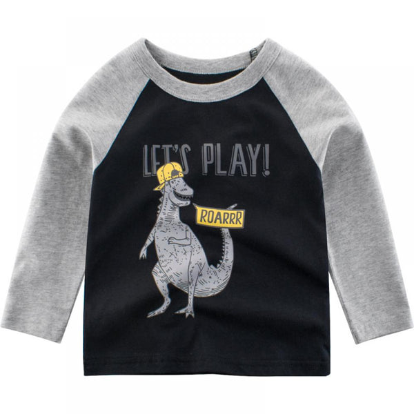 Children's Clothing Spring Autumn Boy Long Sleeve T-Shirt Wholesale Boy Top