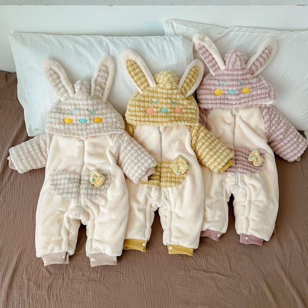 Winter New Baby Warm Thicken Romper Wholesale Baby Clothes