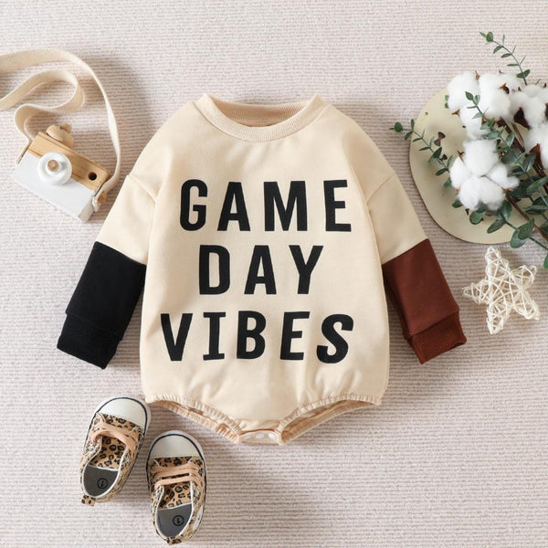 Autumn Baby Letter Print Romper Wholesale Baby Clothes