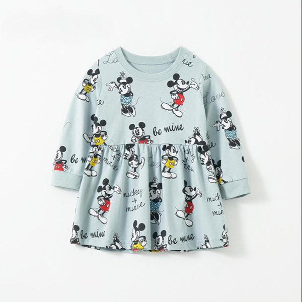 Toddler Girls Cartoon Princess Dress Wholesale Baby Girl Clothes