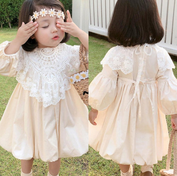 Girls Autumn Lace Dress Girls Wholesale Dresses